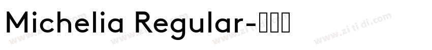 Michelia Regular字体转换